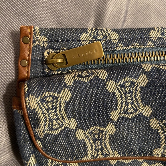 Vintage Celine Macadam Denim Waist Bag - Picture 6 of 16